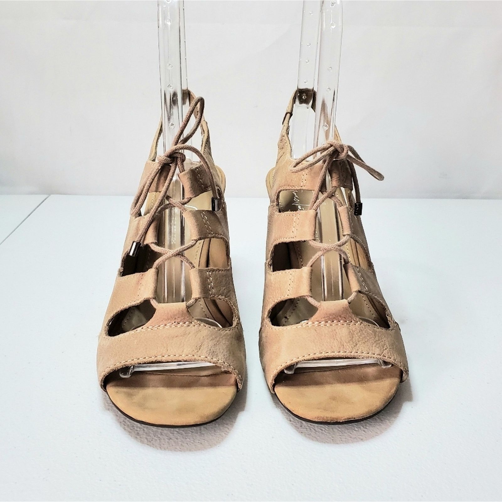 Franco Sarto Franco Sarto Talia Lace-Up Slingback Sandals 8.5 Size US 8.5 / IT 38.5 - 2 Thumbnail