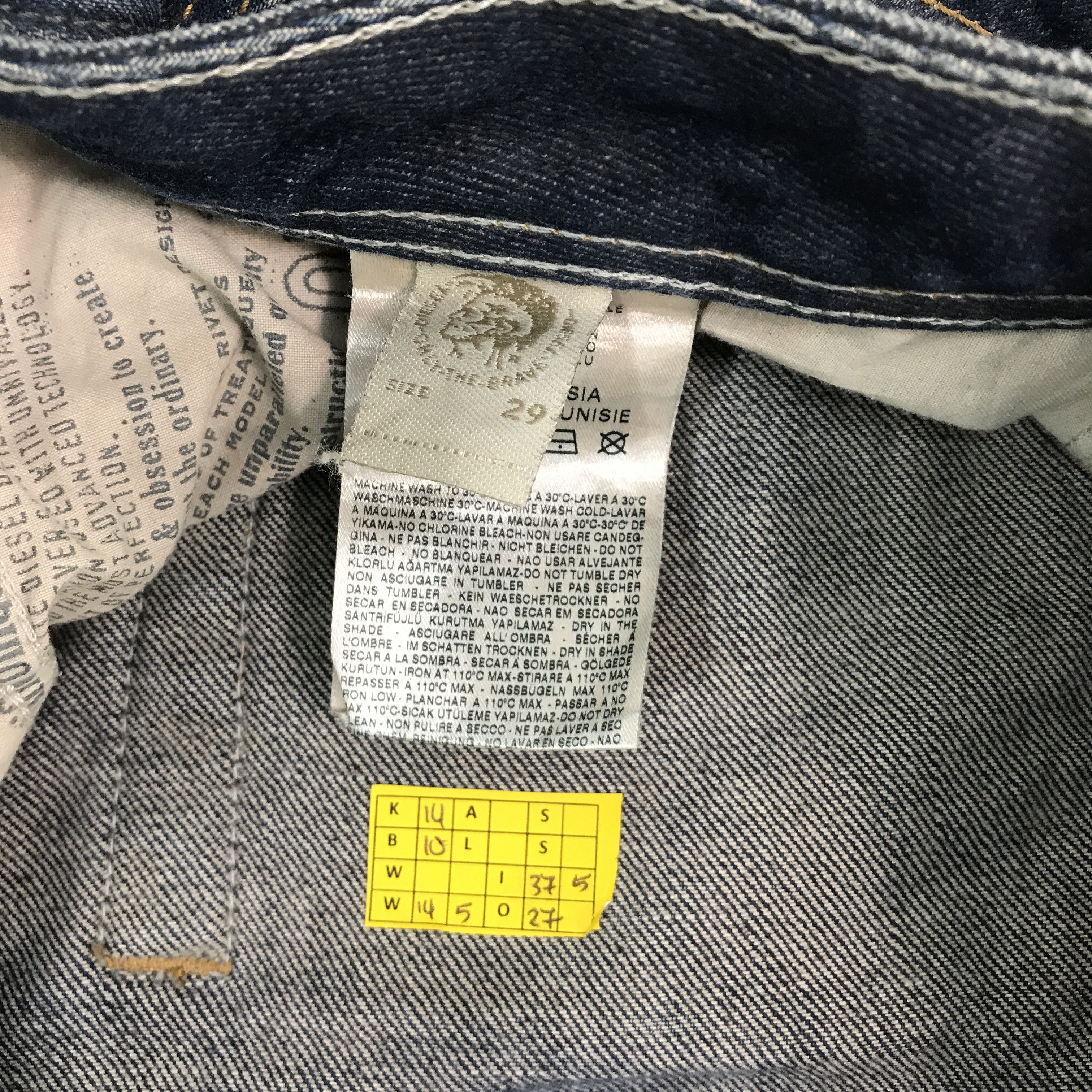 Diesel Diesel denim distressed jeans pants Size US 29 - 15 Thumbnail