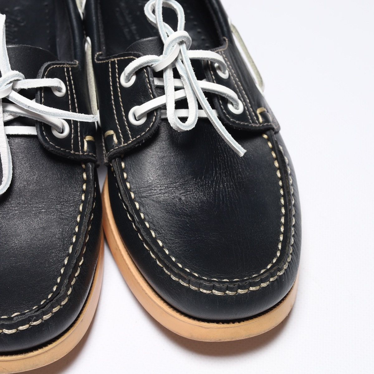 Paraboot Paraboot Veritable Mocassin Navy Leather Moccasin Shoes Size US 7.5 / EU 40-41 - 15 Thumbnail