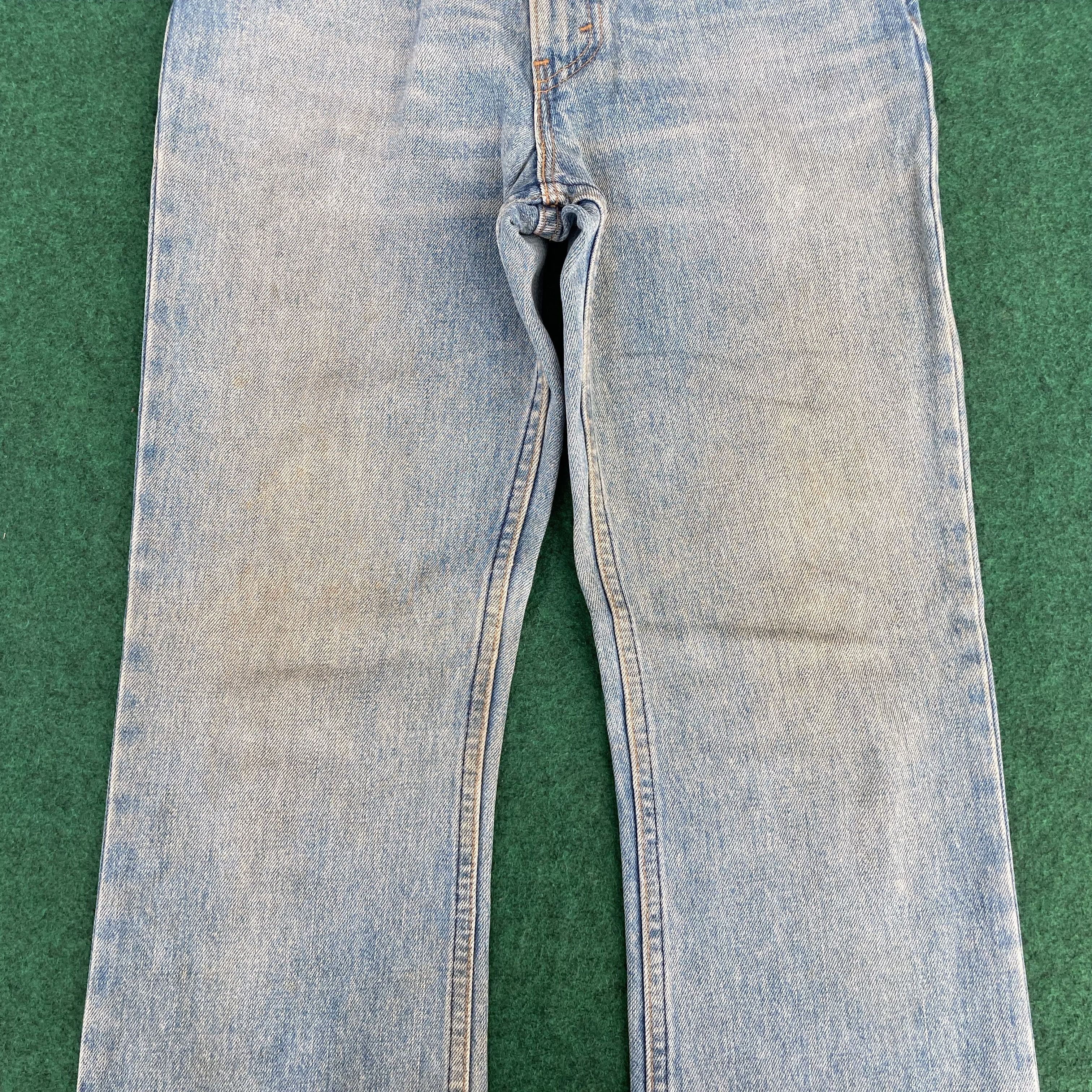 Levi's Vtg Levis 517 Denim Bootcut Sz 29 Faded Punk Grunge Jeans Size US 29 - 7 Thumbnail