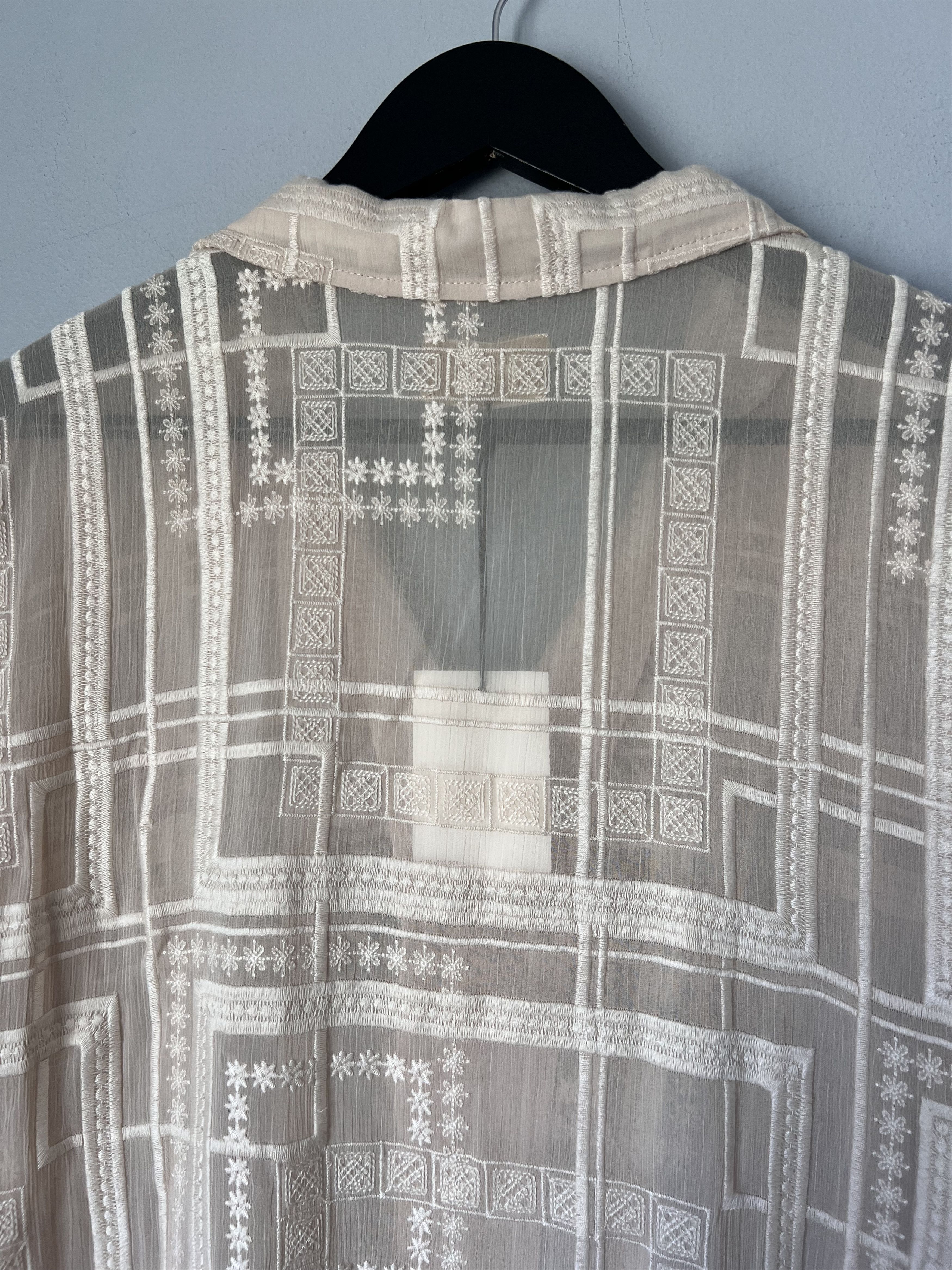 Aime Leon Dore Aime Leon Dore Lace Leisure Shirt in Natural Size US XL / EU 56 / 4 - 6 Thumbnail