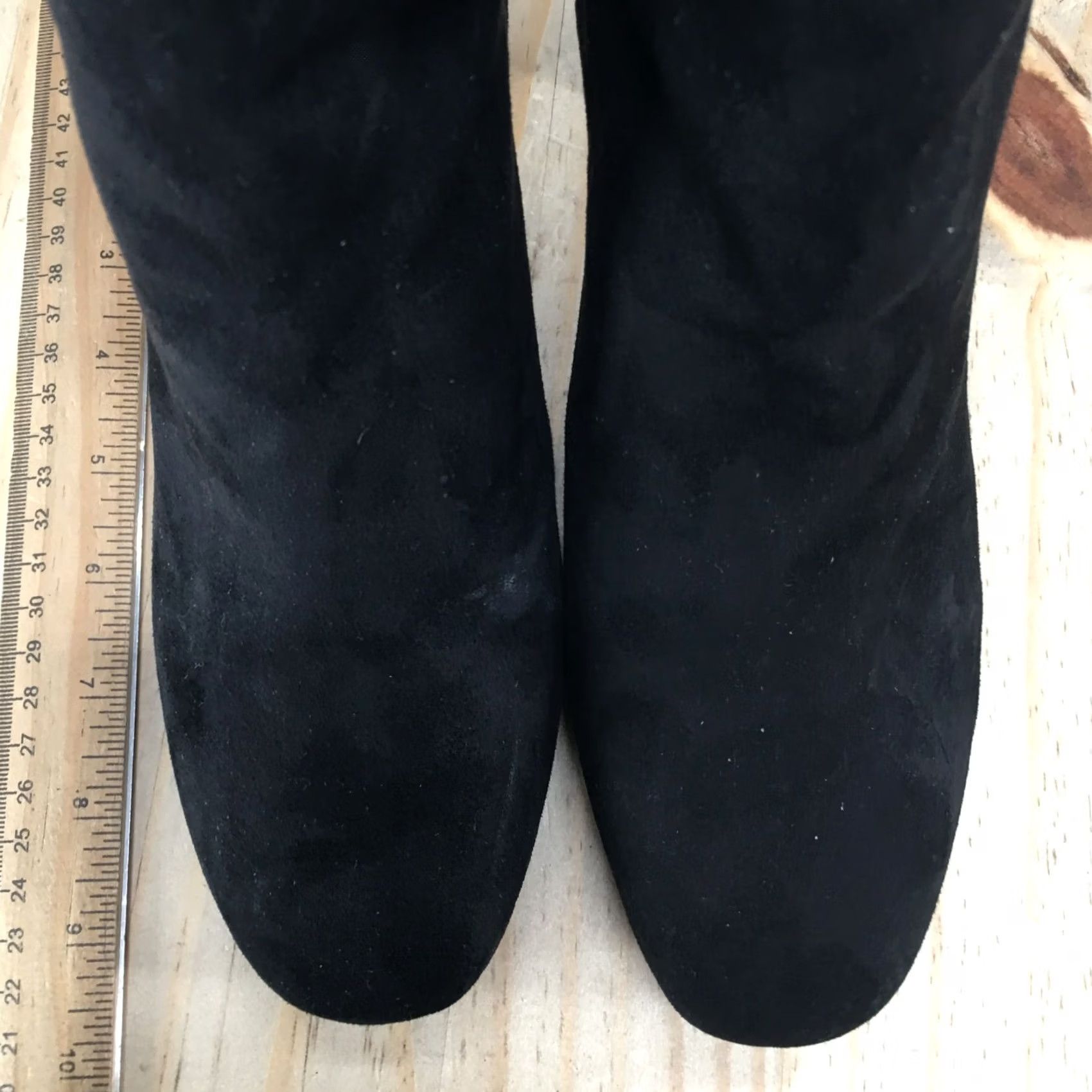 H&M H&M Boots Womens Black Ankle Booties 8.5 Faux Suede Zip Block Heel Boots Womens 9 Zip Size US 9 / IT 39 - 5 Thumbnail