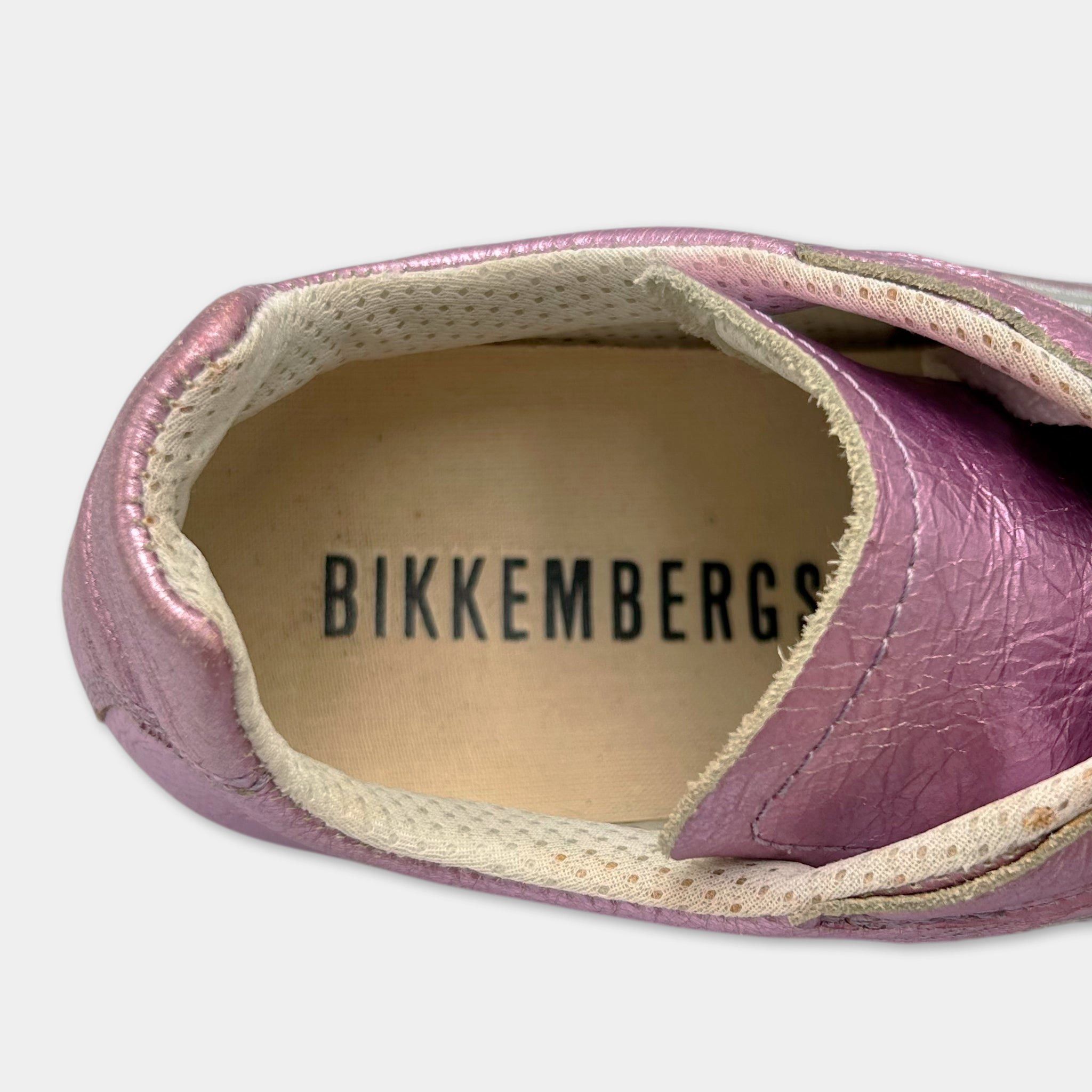 Dirk Bikkembergs Dirk Bikkembergs Metallic Pink Soccer Sneakers Size US 6.5 / IT 36.5 - 9 Thumbnail