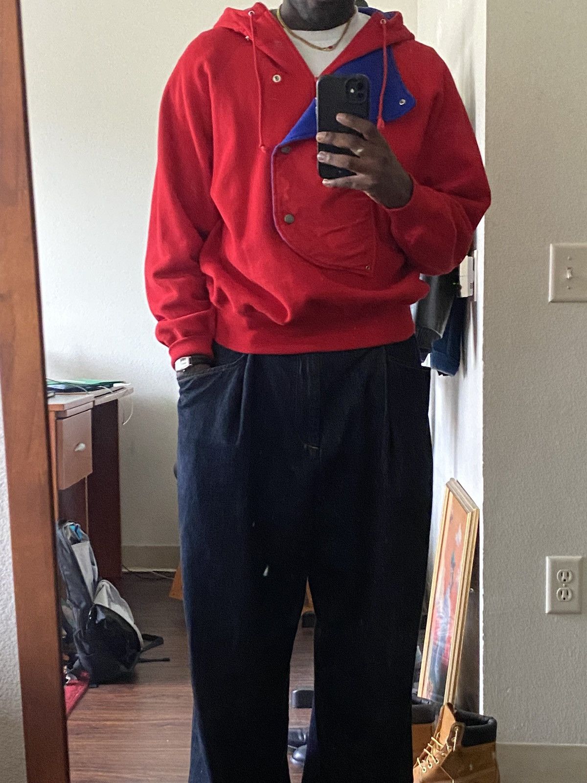 Polo Ralph Lauren 80’s Polo Ralph Lauren Red Hoodie Size US M / EU 48-50 / 2 - 7 Thumbnail