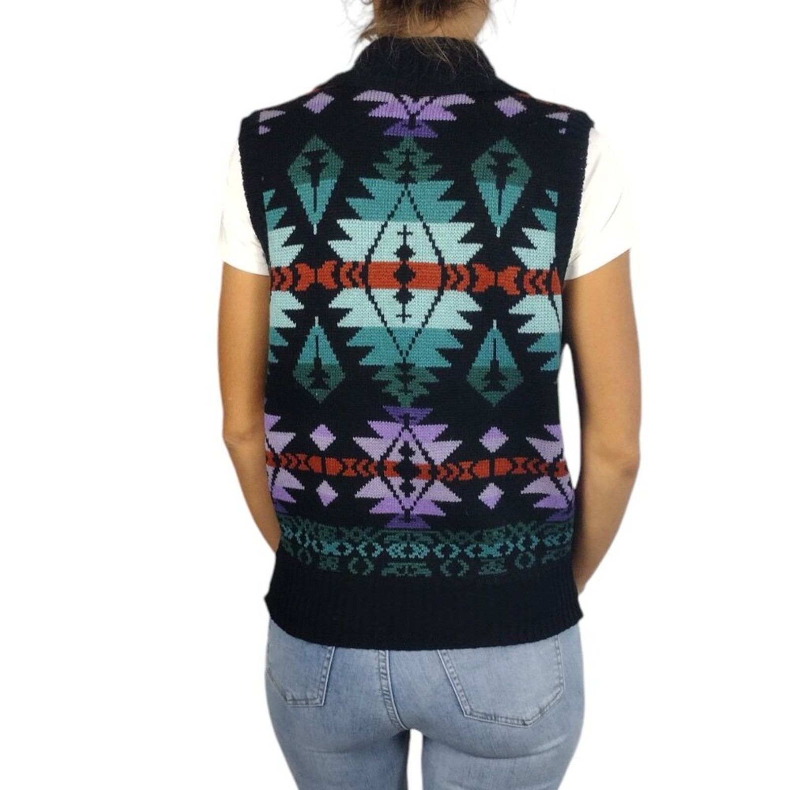 Vintage Vintage MC II Southwest Sweater Vest Size M / US 6-8 / IT 42-44 - 8 Thumbnail