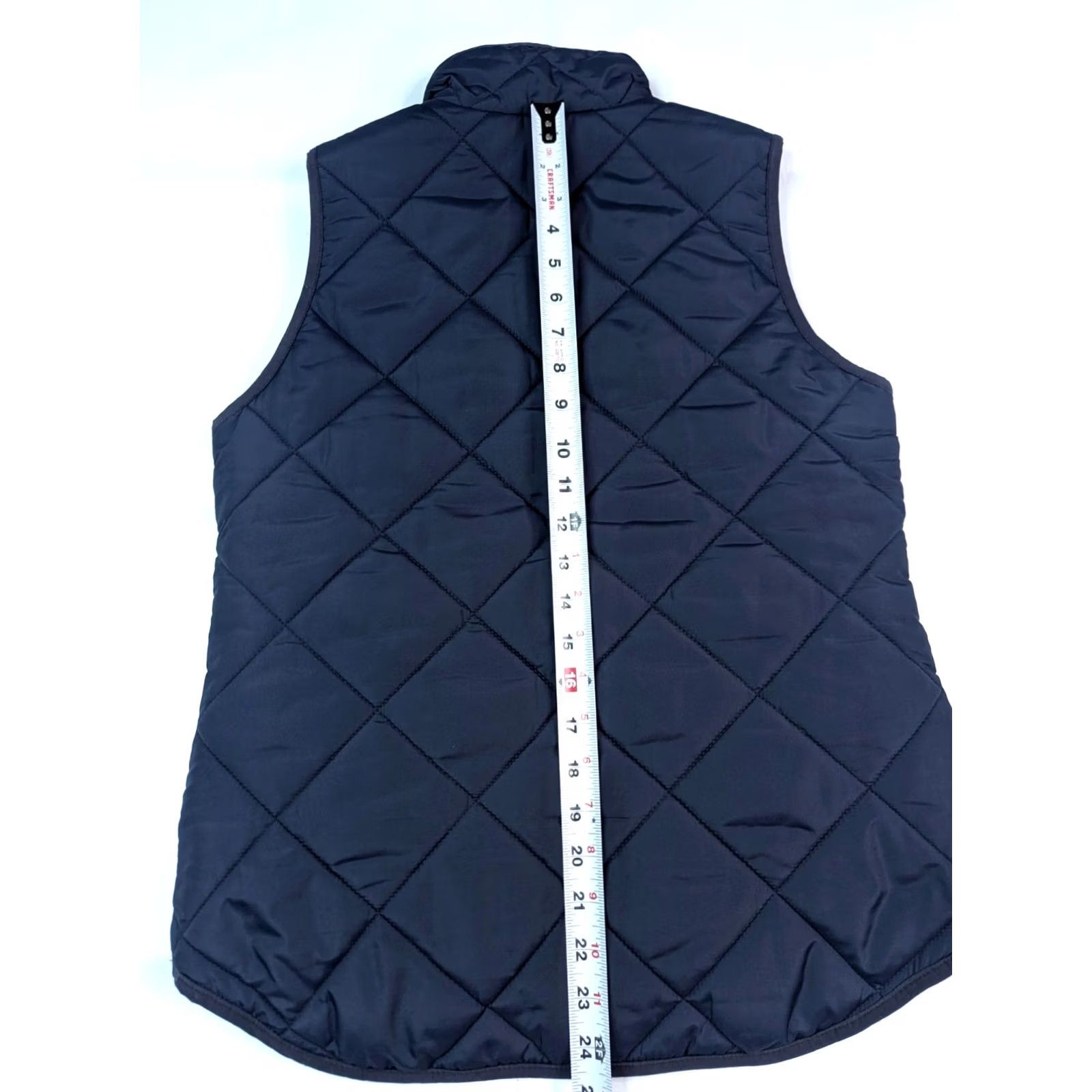 J.Crew J. Crew Quilted Vest Men XS Navy Blue Insulated Lightweight Pockets Zip Mid-Length Jacket Coat Outerwear Size US XS / EU 42 / 0 - 7 Thumbnail