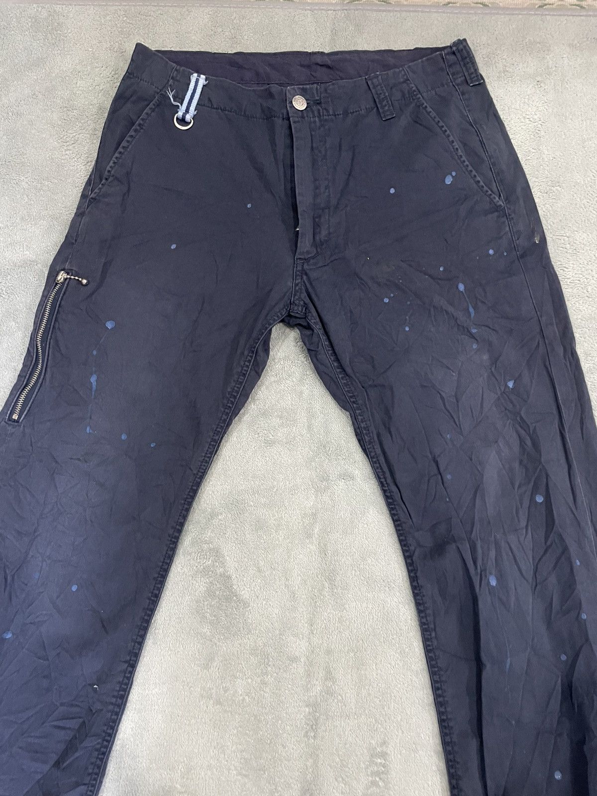 Sophnet. 🔥SOPHNET. BLUE KHAKIS PAINTER W30 Size US 30 / EU 46 - 3 Thumbnail