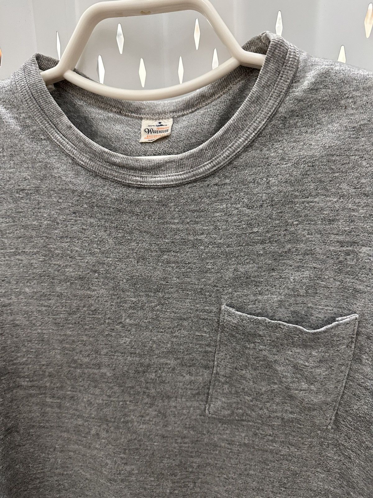 Warehouse & Co. Japan Warehouse & Co 4601 Pocket Tshirt Heather Grey Size US M / EU 48-50 / 2 - 3 Thumbnail