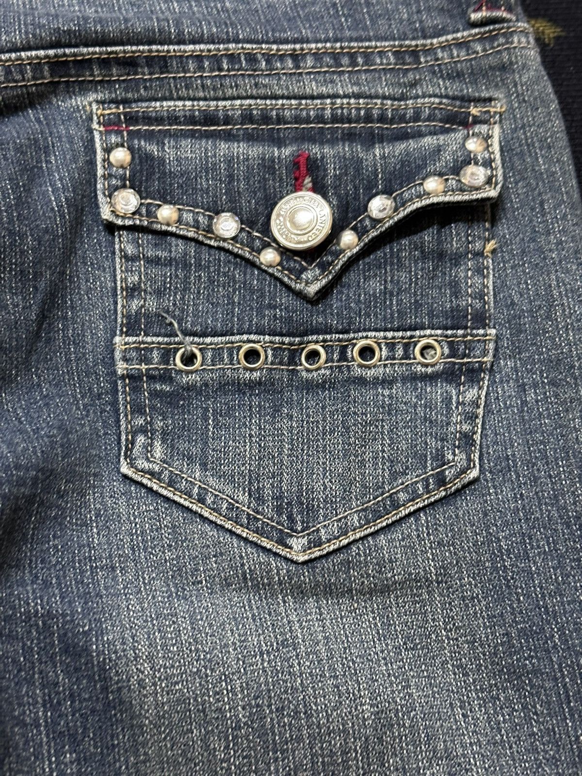 Le Grande Bleu (L.G.B.) Vintage Daily Topics Flare Bootcut Grunge Distressed Denim Size US 30 / EU 46 - 7 Thumbnail