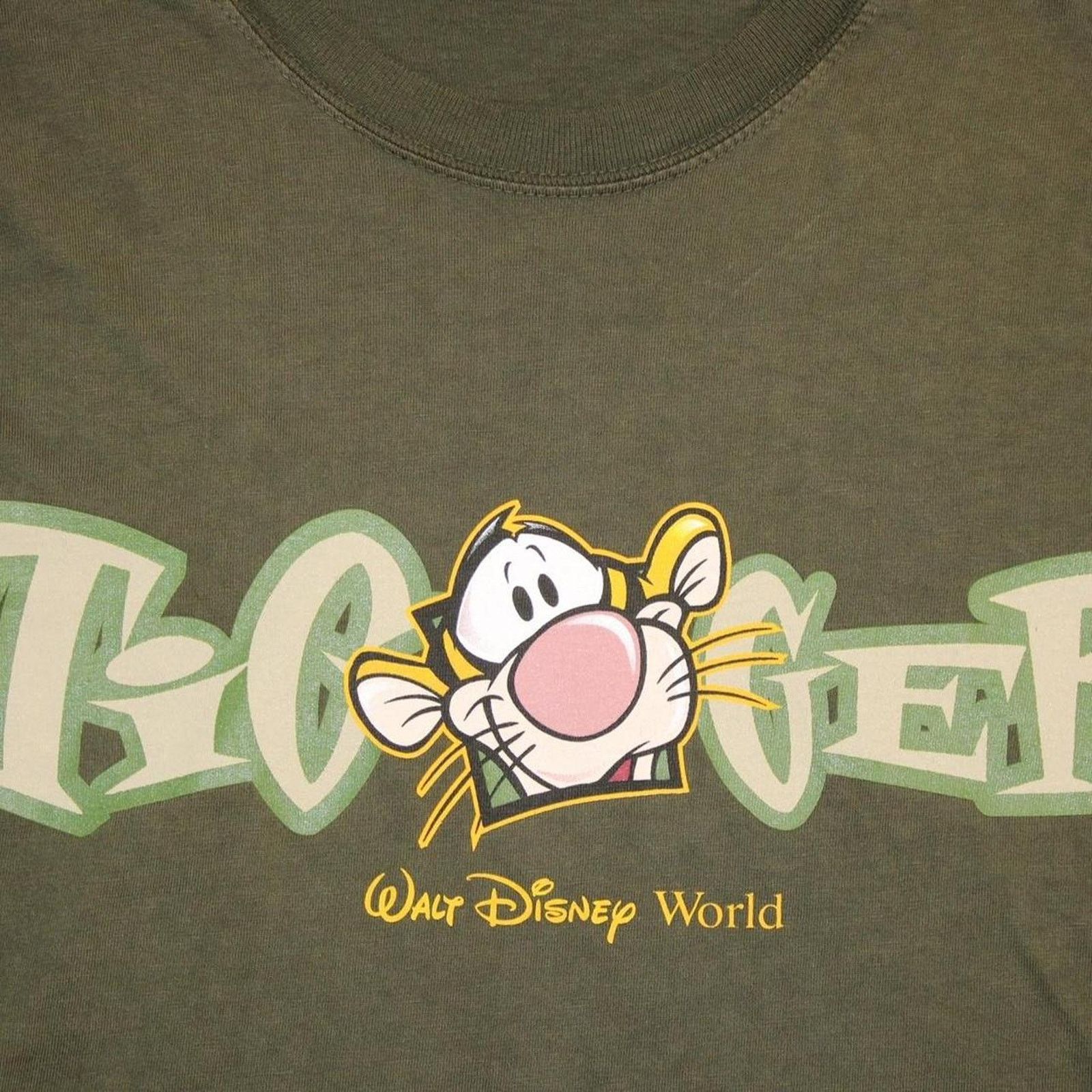 Disney Green Vintage 90’s Walt Disney World Tigger Graphic Tee Size US XL / EU 56 / 4 - 6 Thumbnail