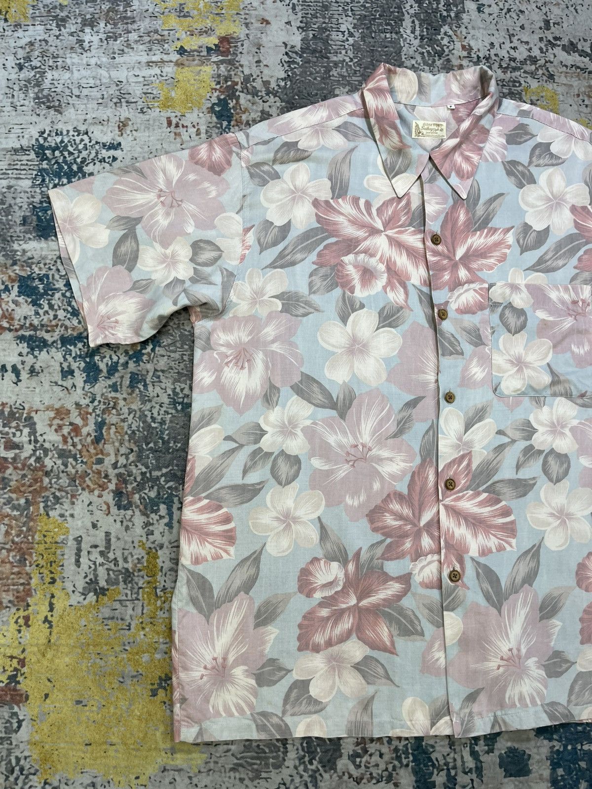 Sun Surf Vtg Sudbury Style Aloha Print Island Rayon Hawaii Shirt Size US M / EU 48-50 / 2 - 5 Thumbnail