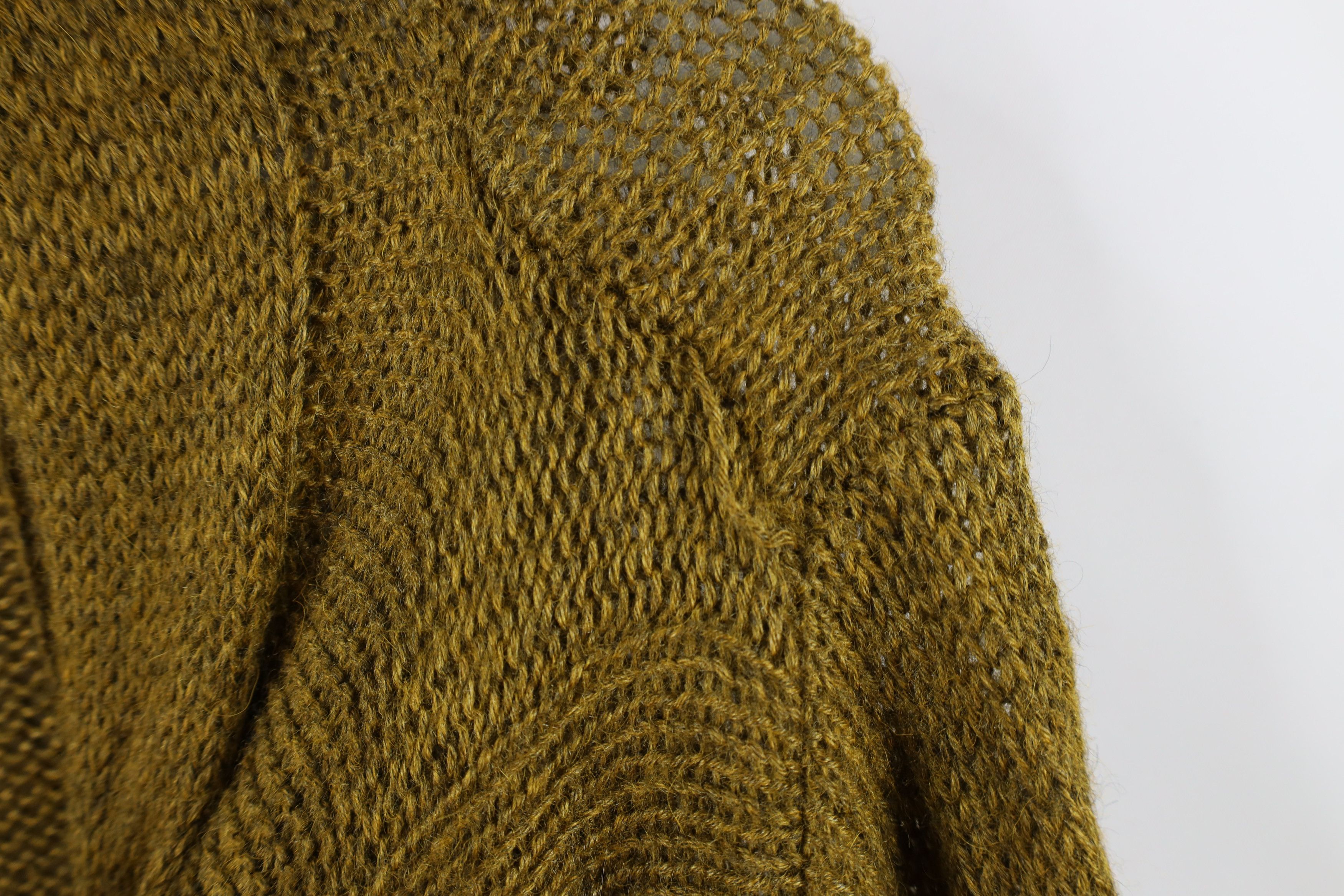 Eileen Fisher × Vintage Eileen Fisher Silk Knit Open Front Wrap Cardigan Sweater Size L / US 10 / IT 46 - 6 Thumbnail