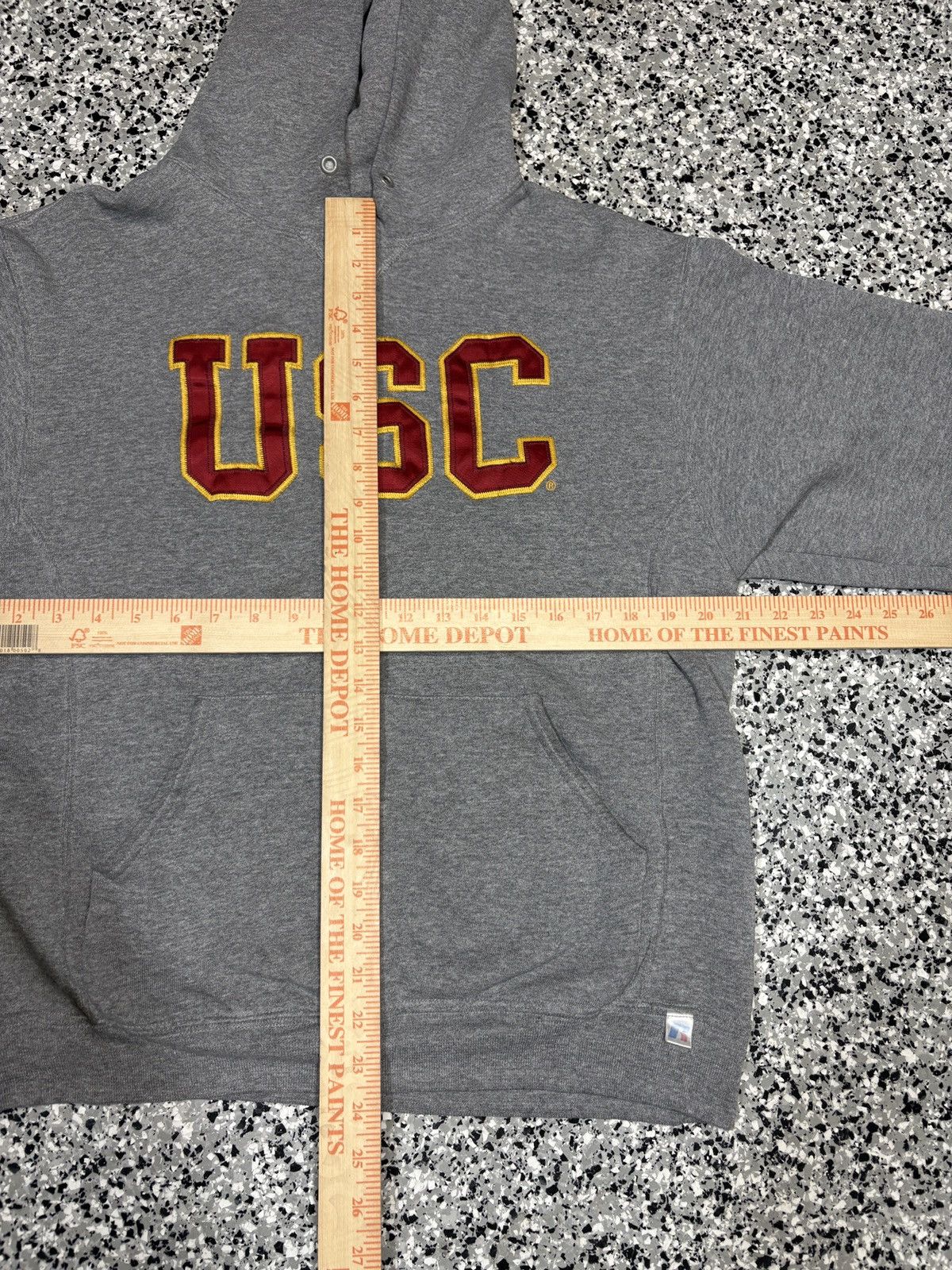 NCAA Vintage 1990s Russell USC Trojan College Hoodie Size M 0201 Size US M / EU 48-50 / 2 - 6 Thumbnail