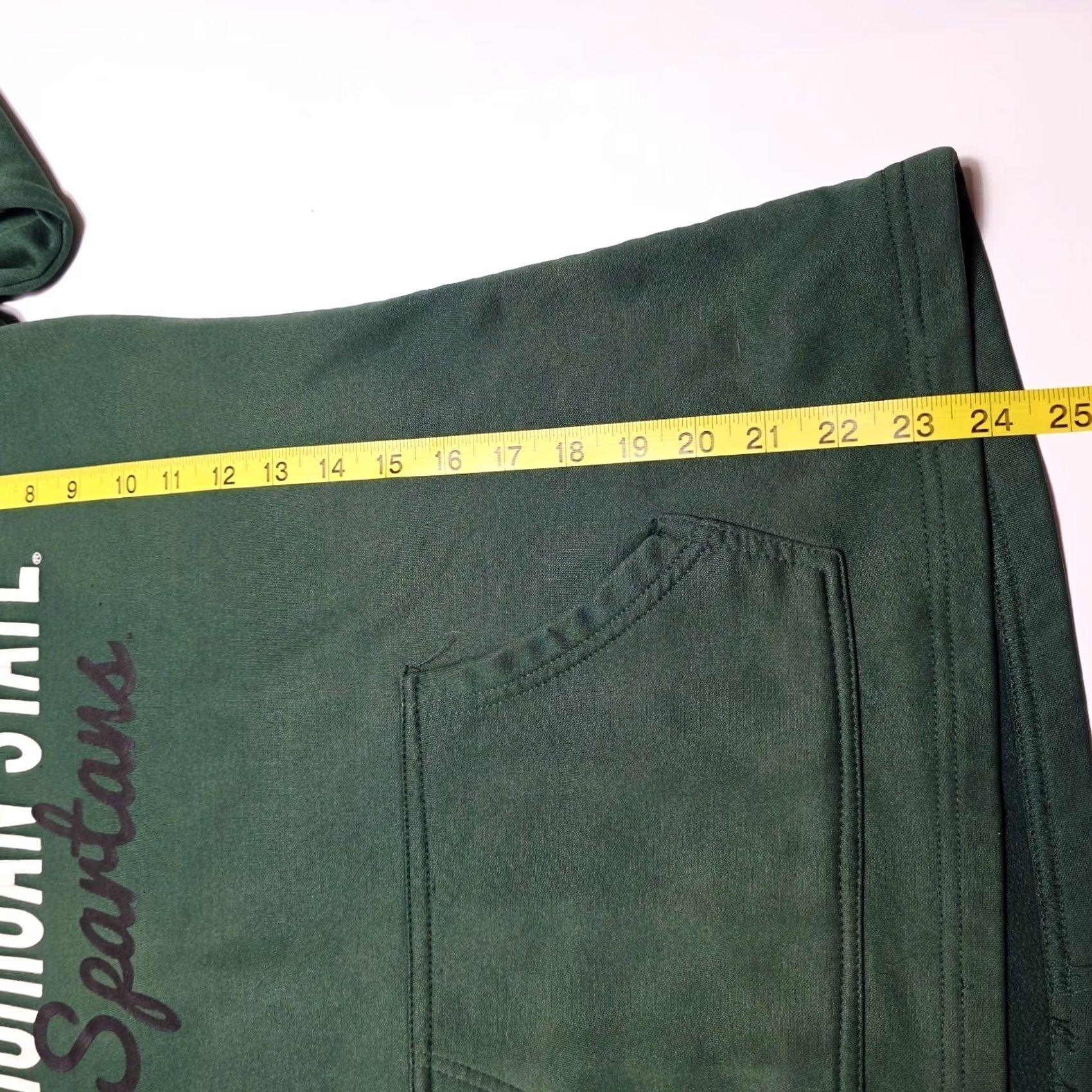 Vintage VINTAGE Michigan State Spartans Colosseum Sweatshirt Womens Large Funnel Neck Pullover Green L Size L / US 10 / IT 46 - 6 Thumbnail
