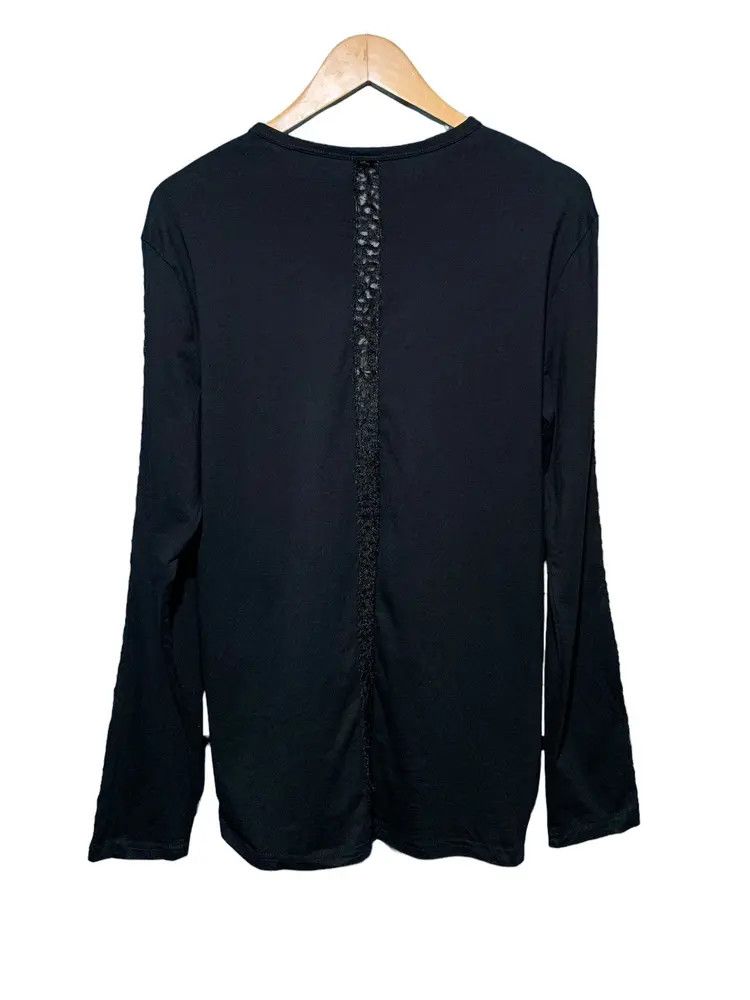 Armani Vintage Armani jeans jeans fur trimmed tape longsleeve Size US L / EU 52-54 / 3 - 8 Thumbnail