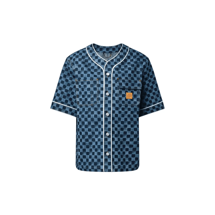 Louis Vuitton Damier Denim Baseball Shirt Size US XL / EU 56 / 4 - 1 Thumbnail