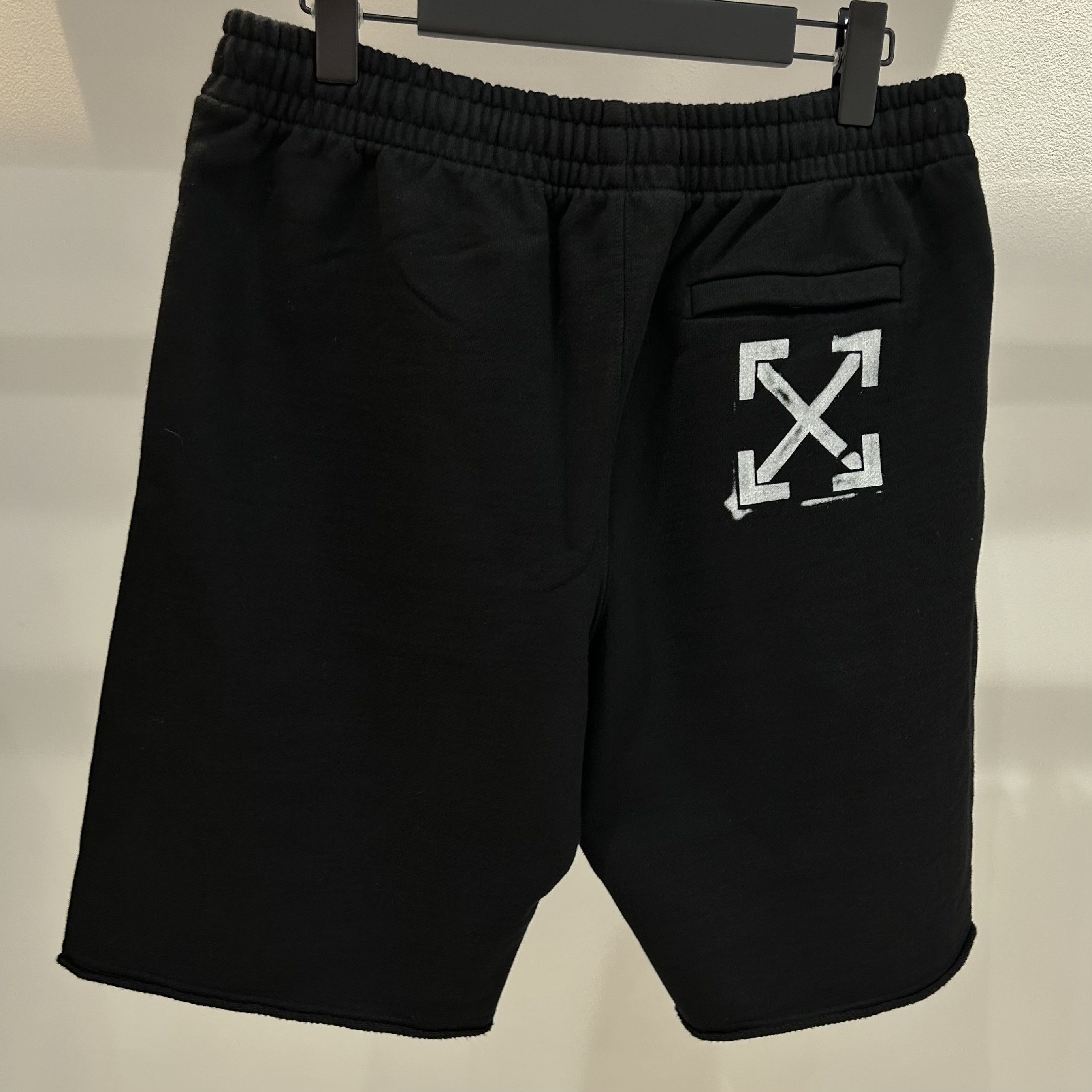 Off-White OFF-WHITE Stencil Arrows Sweatshorts Size US 32 / EU 48 - 2 Thumbnail