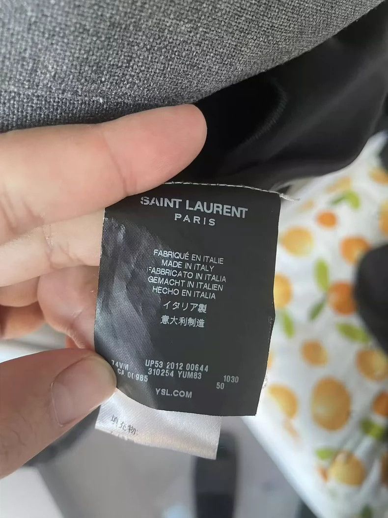 Saint Laurent Paris Saint Laurent Paris Grey split leather jacket-2506 Size US M / EU 48-50 / 2 - 5 Thumbnail