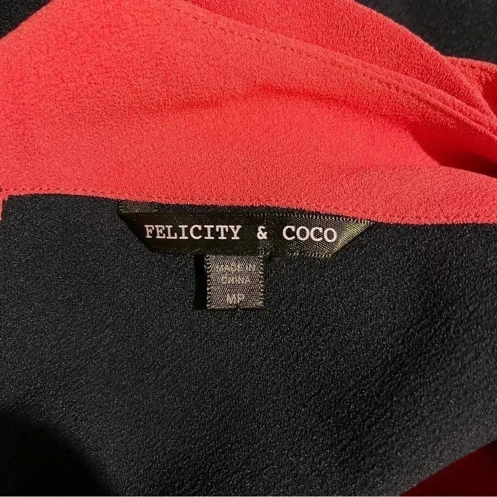 Other Felicity & Coco Dress Navy Blue Pink Sheath Dress Crepe Size M / US 6-8 / IT 42-44 - 7 Thumbnail