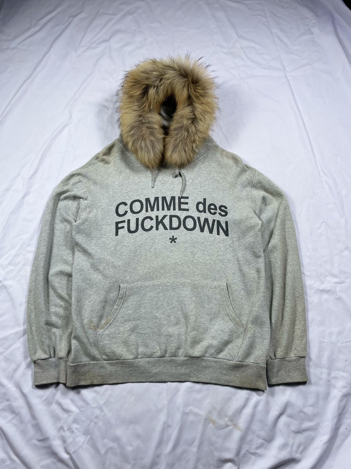 If Six Was Nine Fur hoodie comme des fuckdown Size US M / EU 48-50 / 2 - 2 Thumbnail