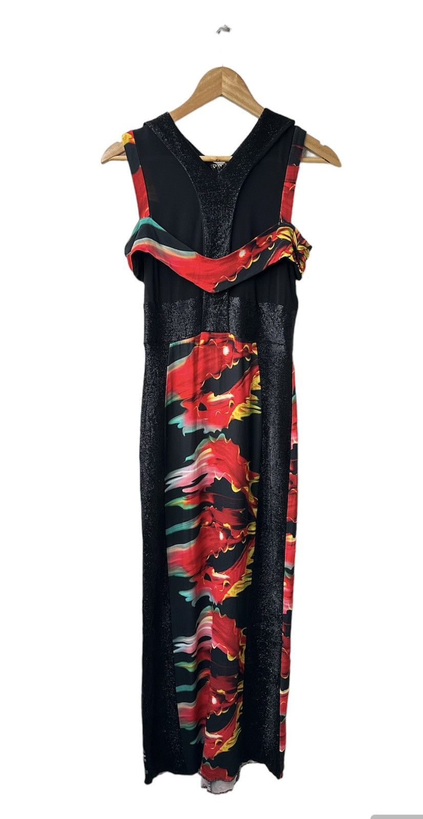 Just Cavalli Just cavali long dress in red printed Size S / US 4 / IT 40 - 5 Thumbnail