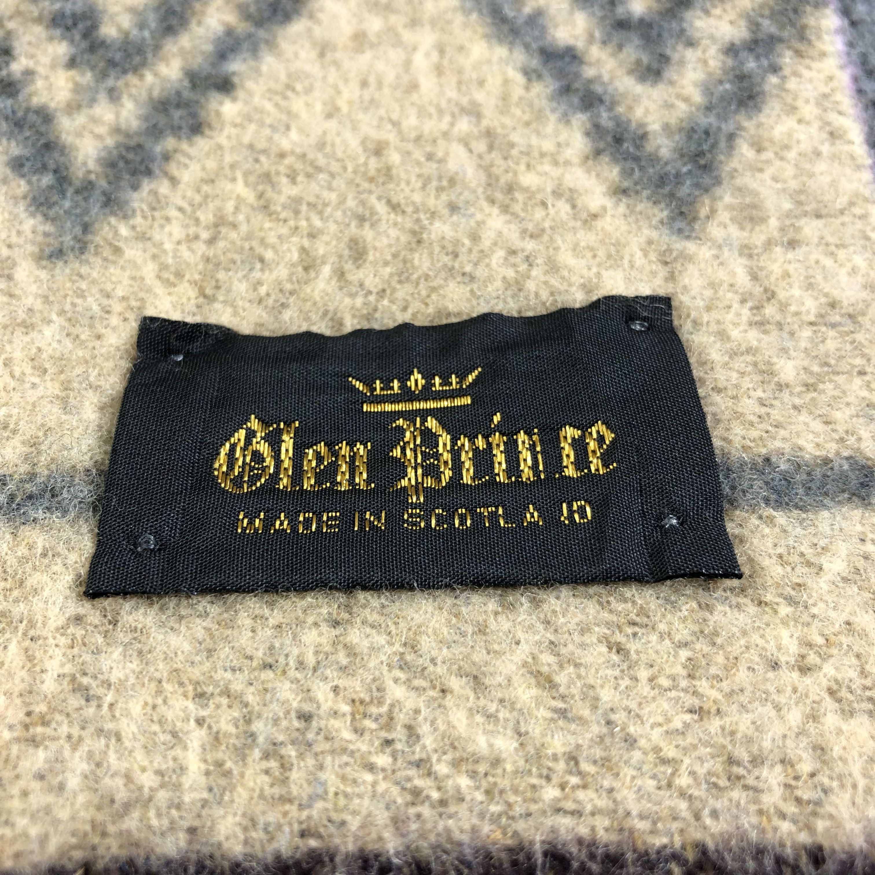 Vintage Glen Prince Navajo Wool Scarf Muffler V1800 Size ONE SIZE - 5 Thumbnail