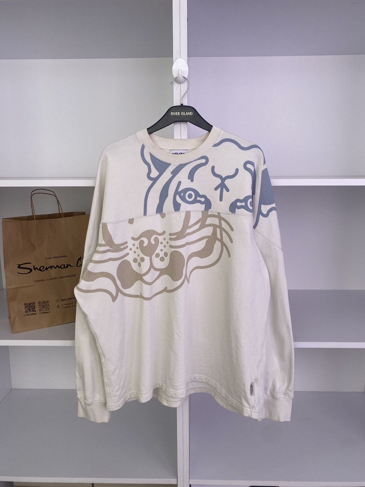 Designer × Kenzo × Vintage Vintage Kenzo Streetwear Sweatshirt Size US L / EU 52-54 / 3 - 2 Thumbnail