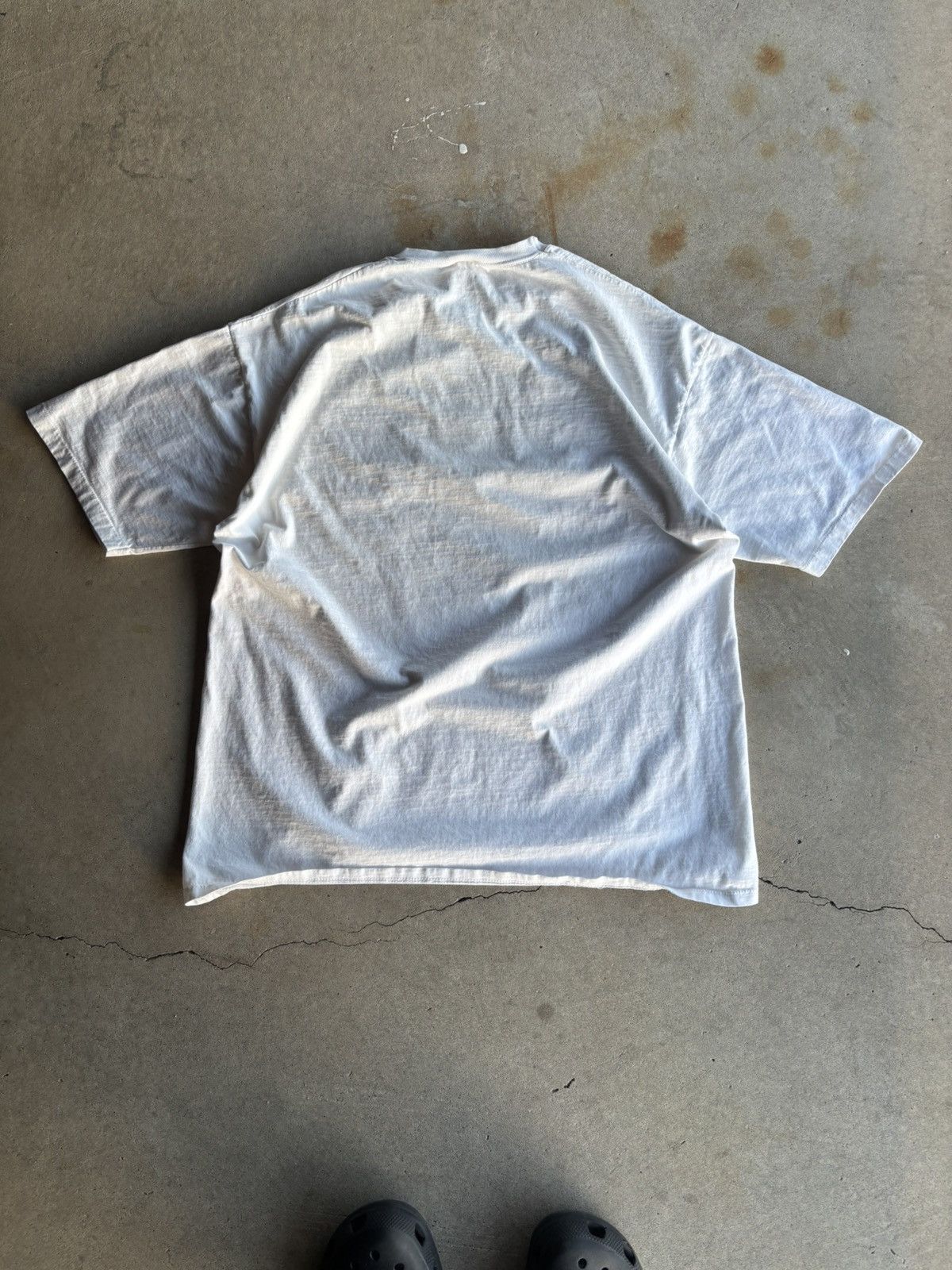 Disney Vintage 90s Mickey Big Face White Grail Tee Size US XL / EU 56 / 4 - 2 Thumbnail