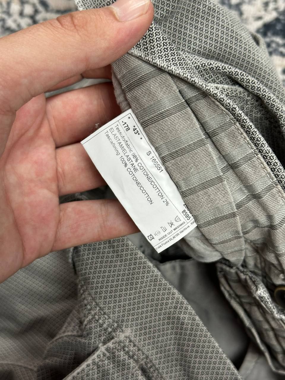L.B.M. 1911 Luxury L.B.M. 1911 Grey Casual Chino Pants Size US 32 / EU 48 - 7 Thumbnail