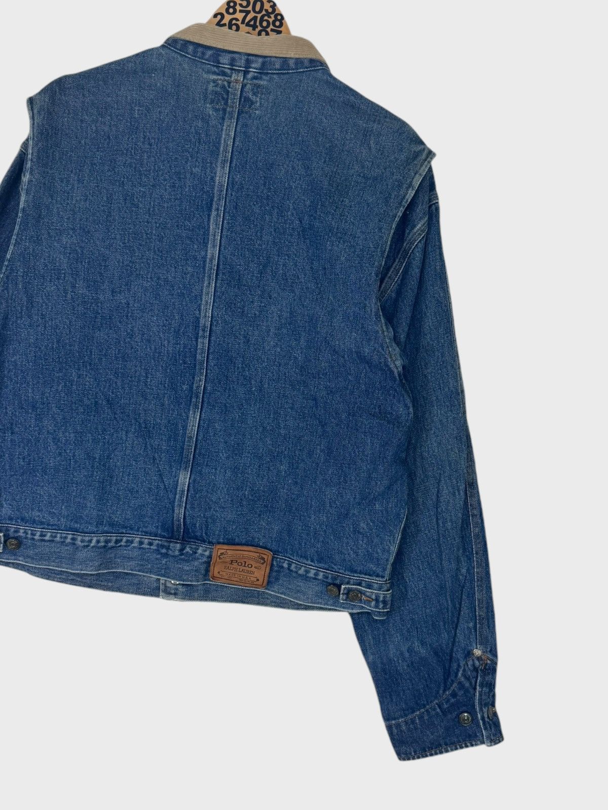 Polo Ralph Lauren Vintage Ralph Lauren Denim Jacket Corduroy Collar Kanye West Size US L / EU 52-54 / 3 - 10 Thumbnail