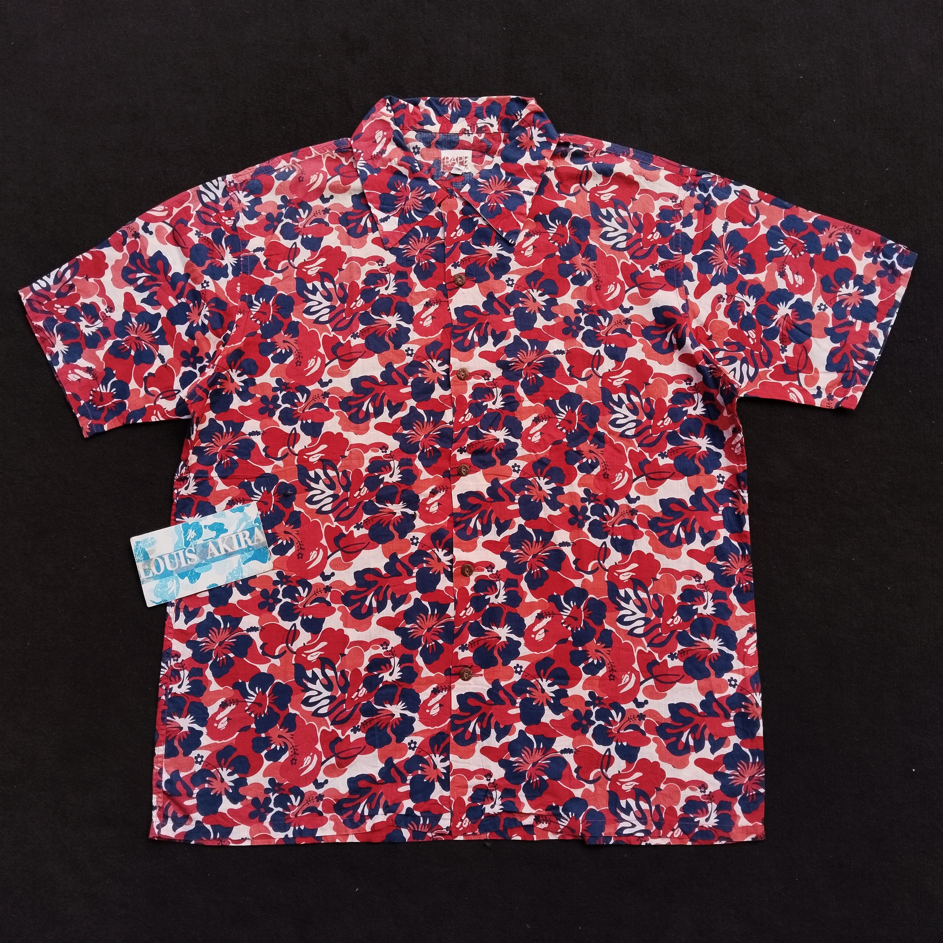 Bape 2007 Aloha Camo Button Up Shirt Size US L / EU 52-54 / 3 - 1 Thumbnail