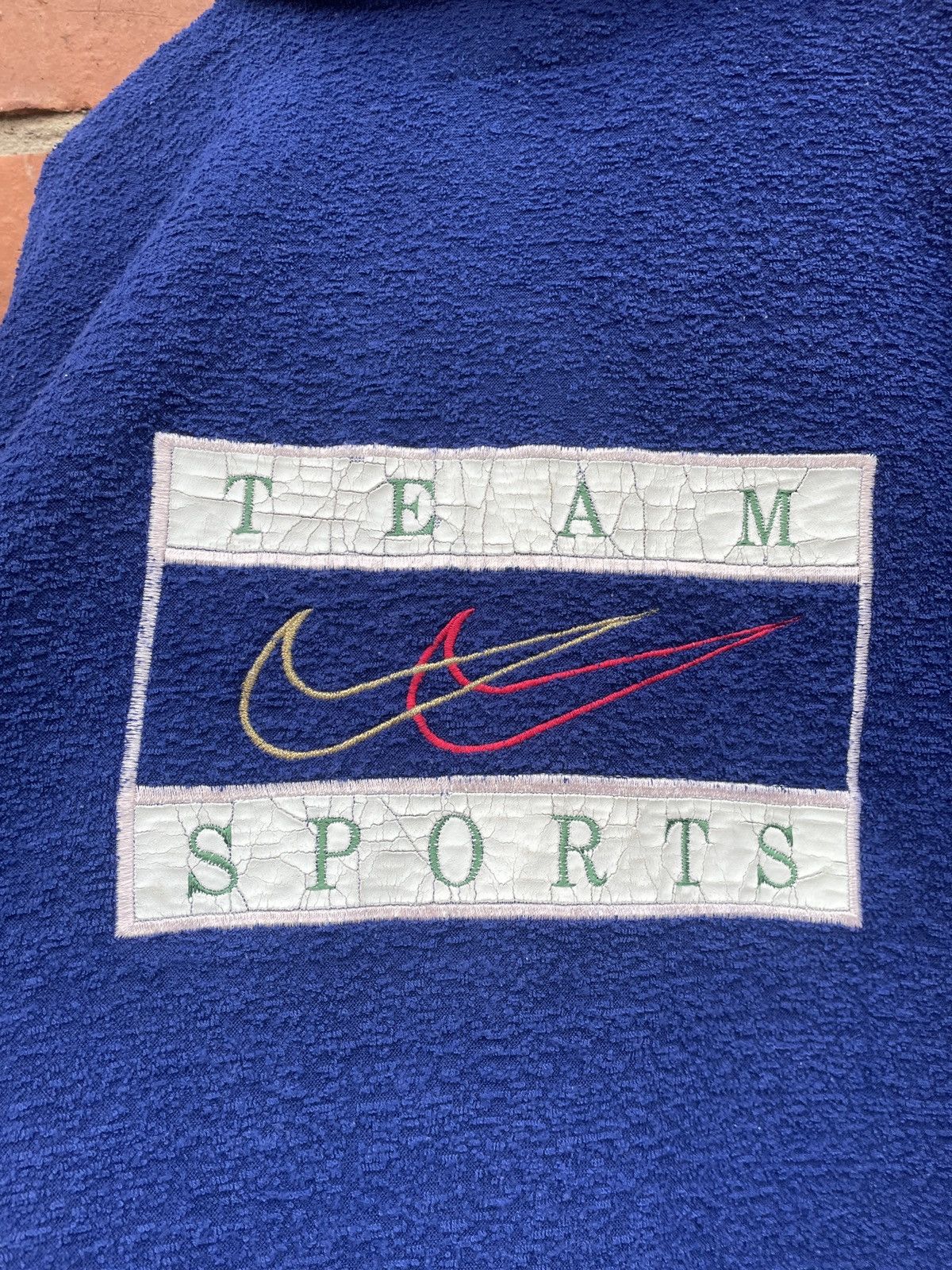 Nike × Vintage Vintage Nike Sport Fleece Big Logo Sweater / Pullover XL Size US XL / EU 56 / 4 - 17 Thumbnail