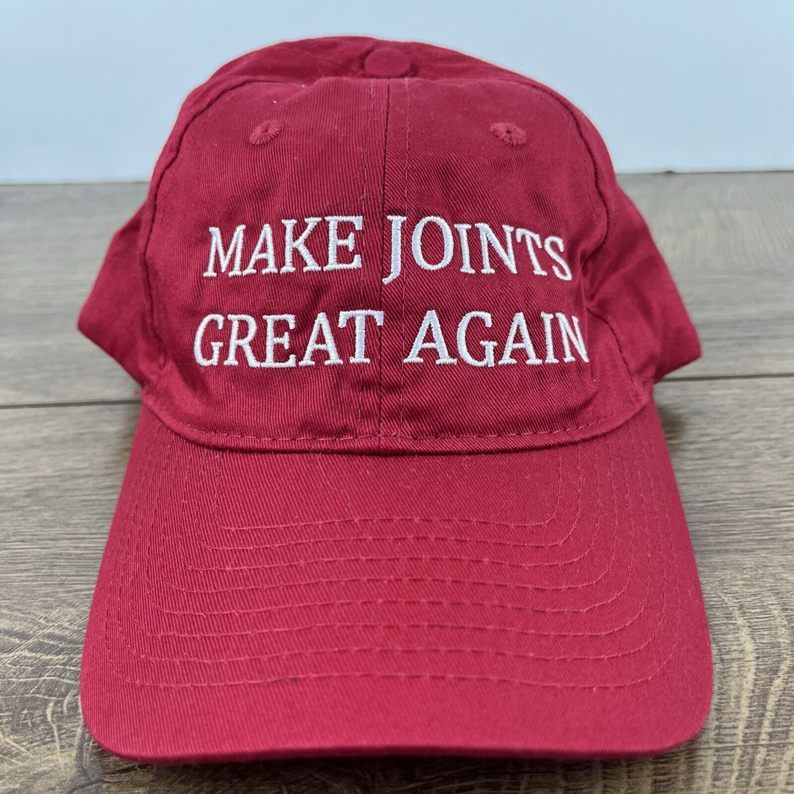Other Make Joints Great Again Hat Joints Red Hat Adjustable Hat Re Size ONE SIZE - 4 Thumbnail