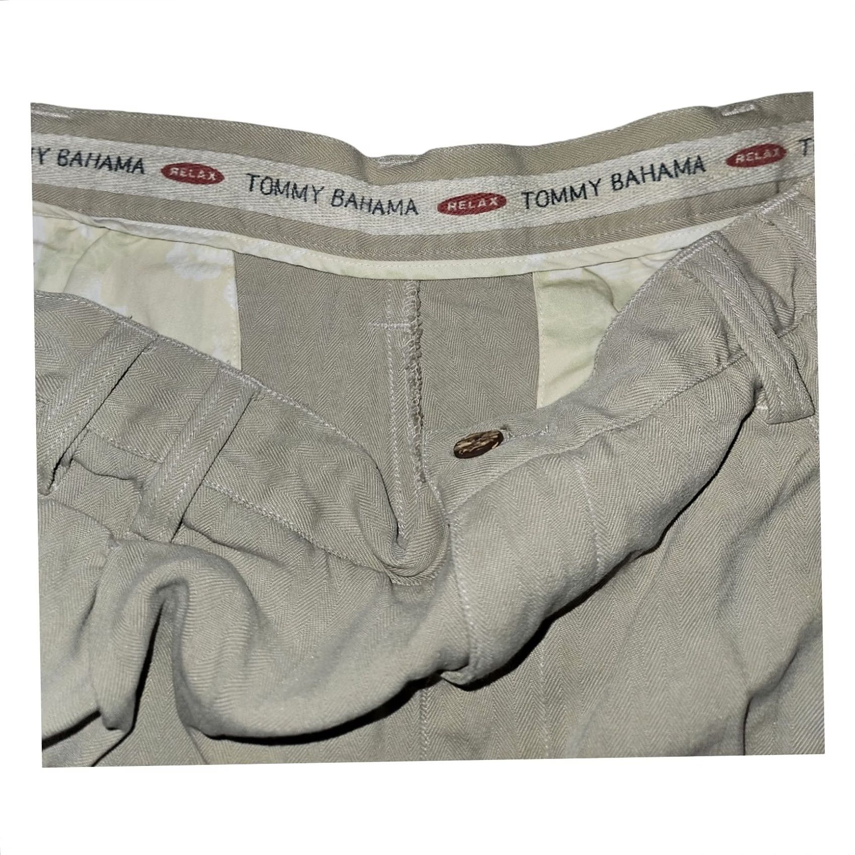 Tommy Bahama VINTAGE Tommy Bahama Silk Chino Pants Mens 38 Pleated Khaki Slash Pockets Casual Size US 38 / EU 54 - 7 Thumbnail