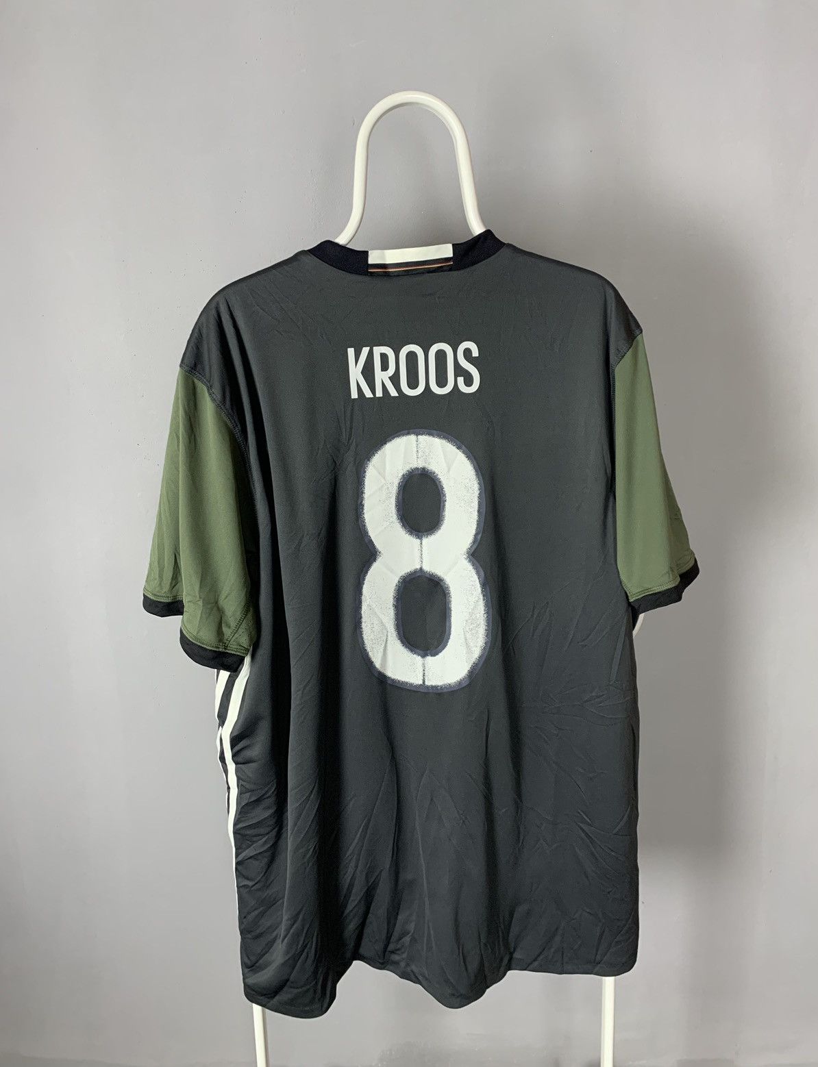 Adidas Germany 2016-2017 Adidas Soccer Jersey Away #8 Kroos Size US XXL / EU 58 / 5 - 2 Thumbnail