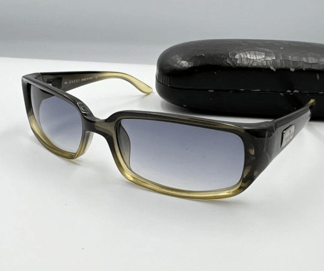 Gucci × Tom Ford × Vintage Gucci Sunglasses 2455 Mask Shield Sport Bike Pop Vintage Size ONE SIZE - 2 Thumbnail