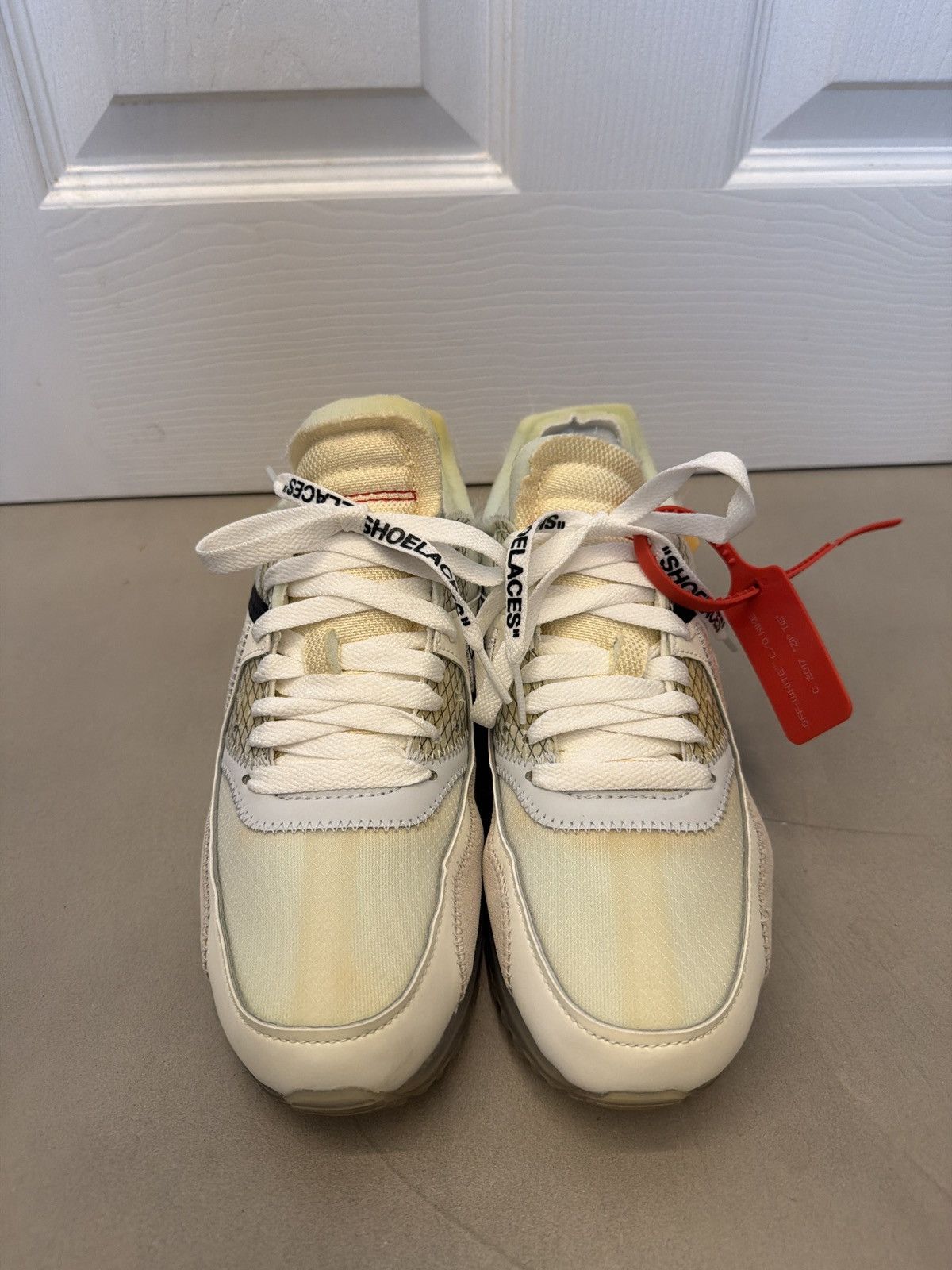 Nike × Off-White Nike x OffWhite “The Ten” Air Max 90 Size US 6.5 / EU 39-40 - 2 Thumbnail