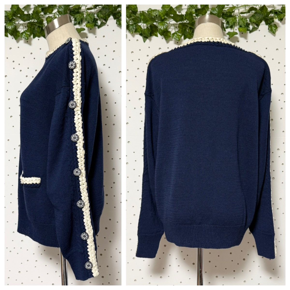 Chanel Authentic Chanel COCO button long sleeve knit sweater 38 Size XS / US 0-2 / IT 36-38 - 6 Thumbnail