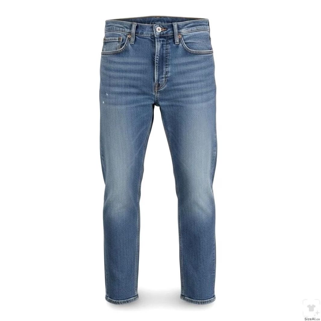 Levi's Levi's 511 Jeans Mens 31x29 Blue Medium Wash Slim Straight Denim Zip Fly Regular 5-Pocket Mens Size US 31 - 2 Thumbnail