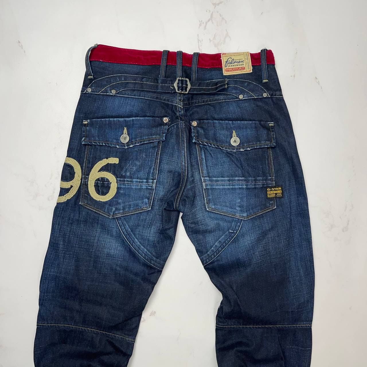 G-Star Vintage Y2K G Star Embro Elwood Tapered 96 Denim Pants Jeans Size US 28 / EU 44 - 5 Thumbnail