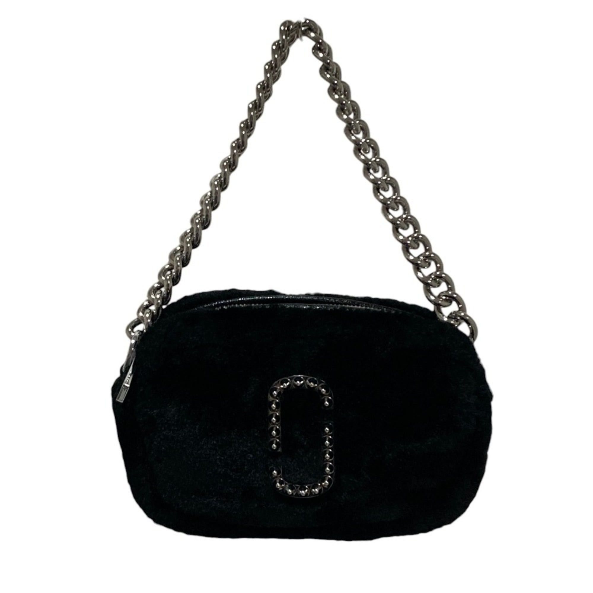 Marc Jacobs Marc Jacobs THE PLUSH SNAPSHOT 2-way Shoulder Bag, Black, Women's Size ONE SIZE - 1 Thumbnail