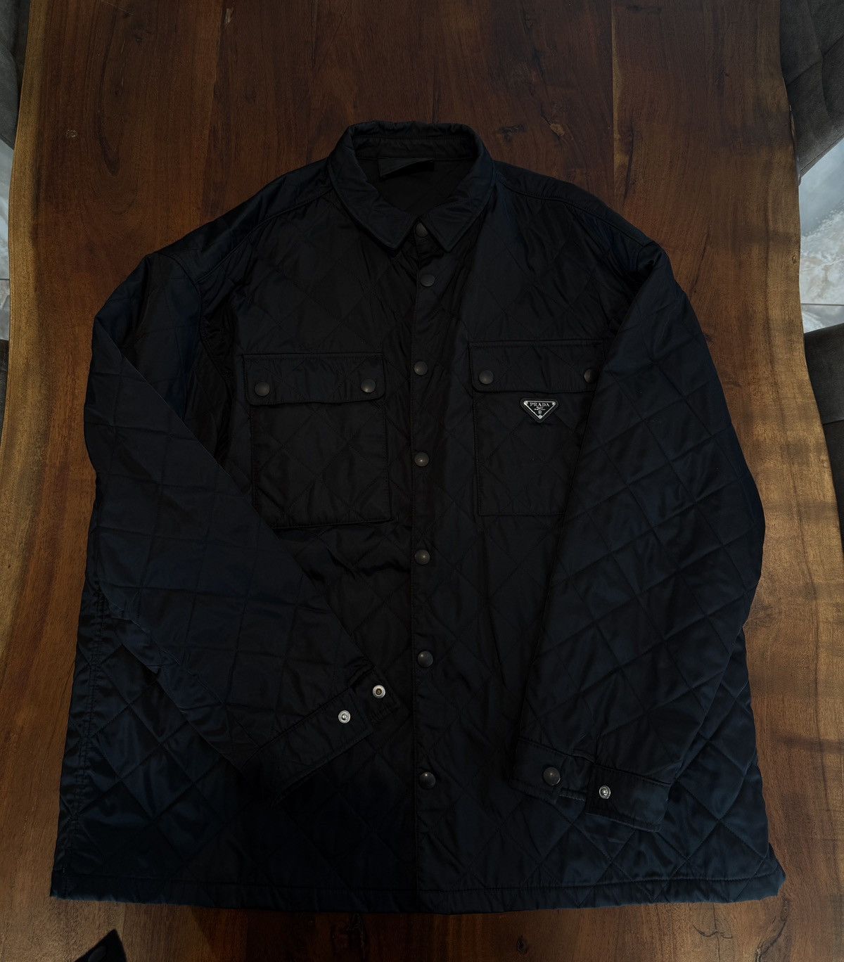 Prada Prada Re-Nylon Quilted Jacket Black RARE SIZE XXL Size US XXL / EU 58 / 5 - 1 Thumbnail