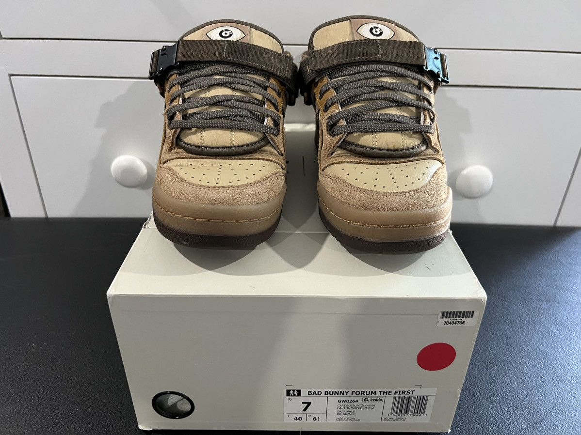 Adidas Size 7 Bad Bunny x Adidas Forum The First Cafe Grailed
