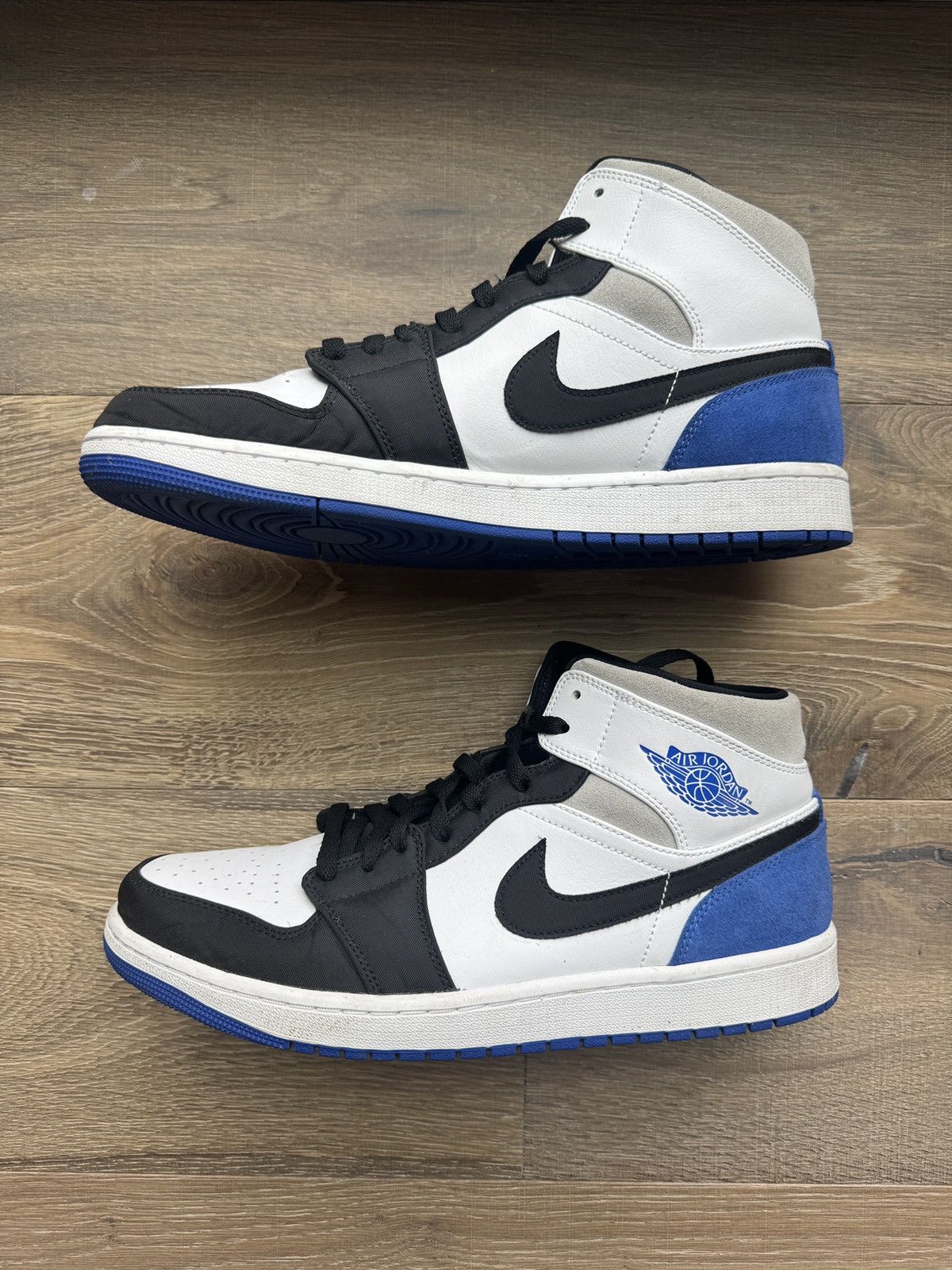 Nike Nike Air Jordan 1 Mid SE ‘Royal Black Toe’ 2020 Men’s Size US 12 / EU 45 - 2 Thumbnail
