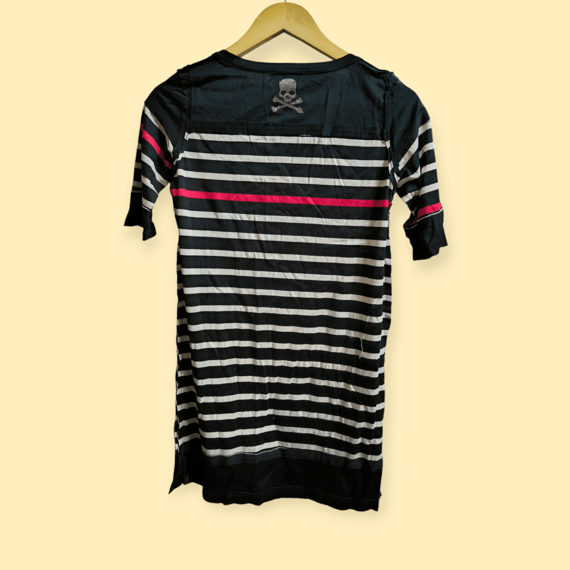 Japanese Brand × Mastermind Production Mastermind Japan Striped Tee Size XS / US 0-2 / IT 36-38 - 9 Thumbnail