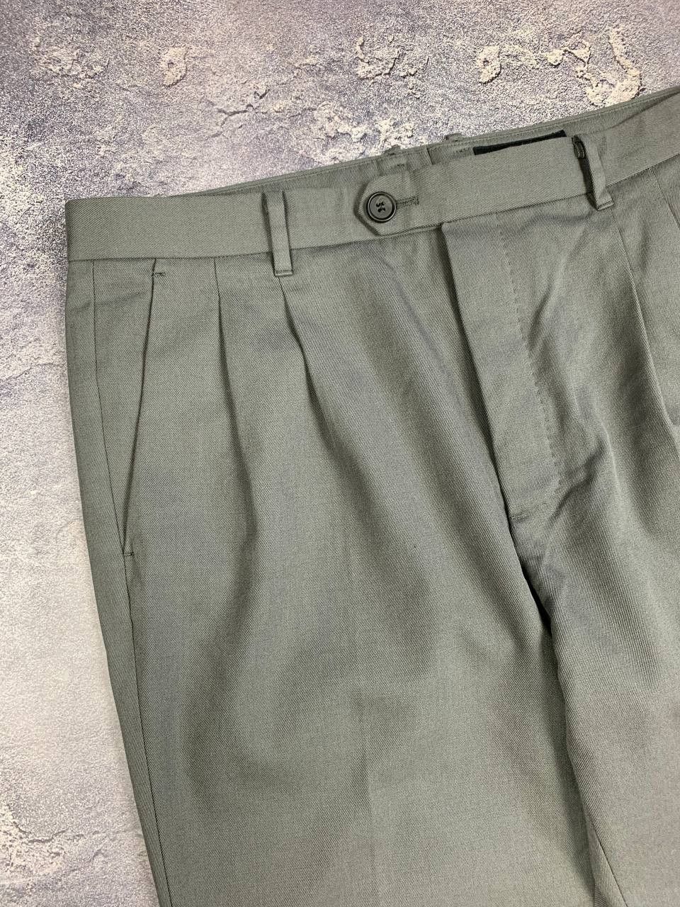 Allsaints AllSaints Gray Wool Blend Trousers W32 Tailored Cropped Fit Size US 34 / EU 50 - 6 Thumbnail