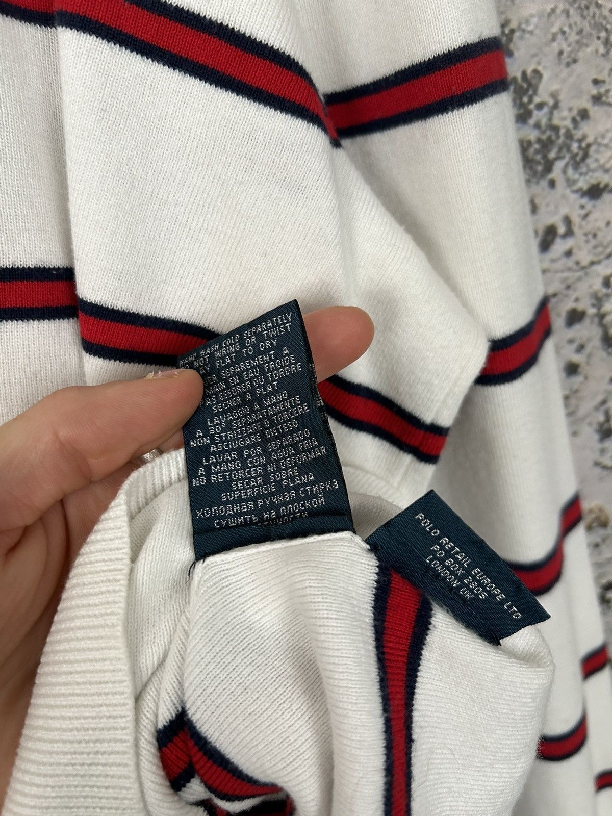 Polo Ralph Lauren Vintage Polo Ralph Lauren Stripped Sweater 90s Size US L / EU 52-54 / 3 - 7 Thumbnail