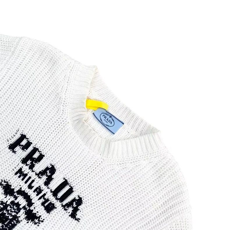 Prada Prada Letter logo round-neck sweater Size US XXS / EU 40 - 3 Thumbnail