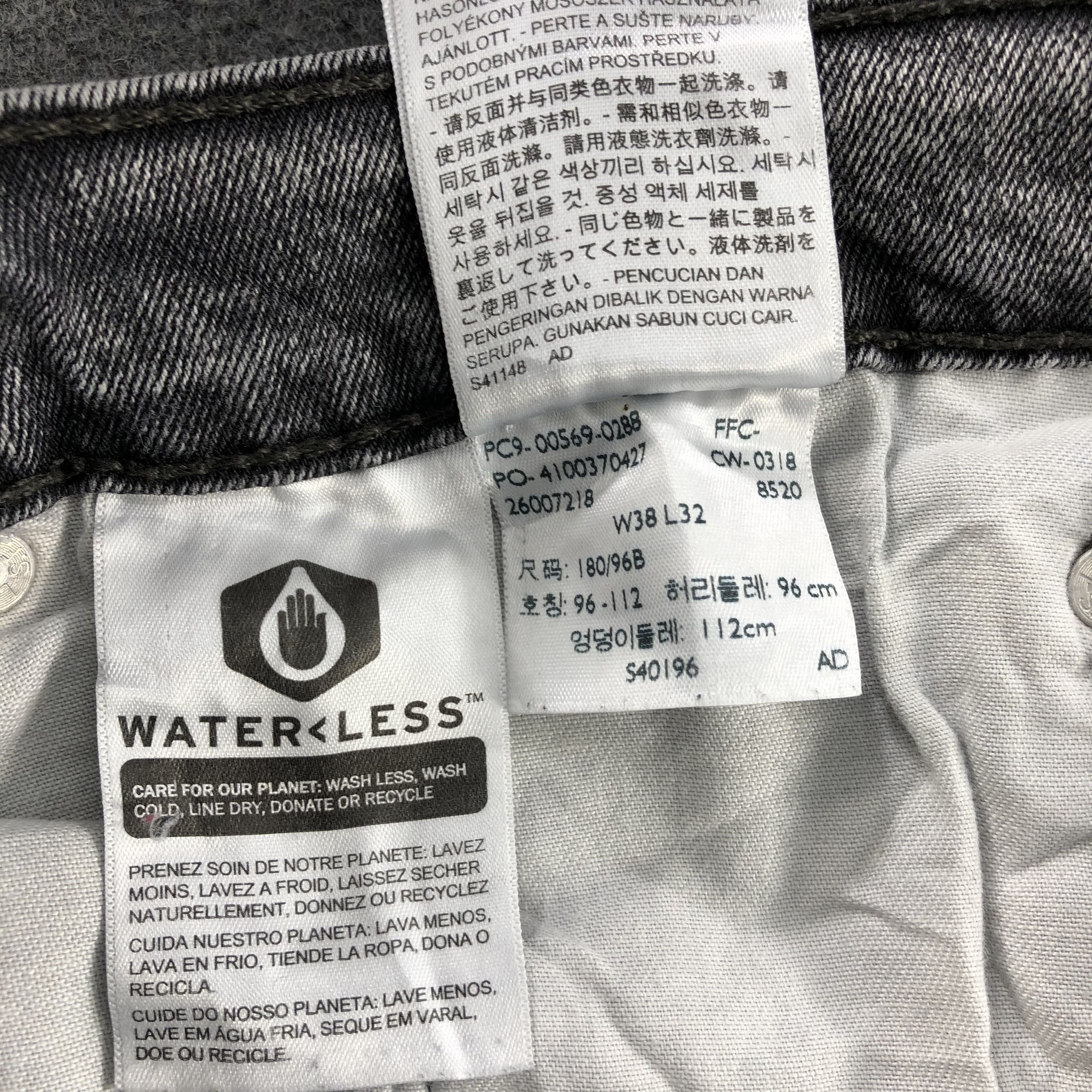 Levi's × Vintage Vintage Levis 569 Faded Black Jeans-JM1712 Size US 41 - 12 Thumbnail
