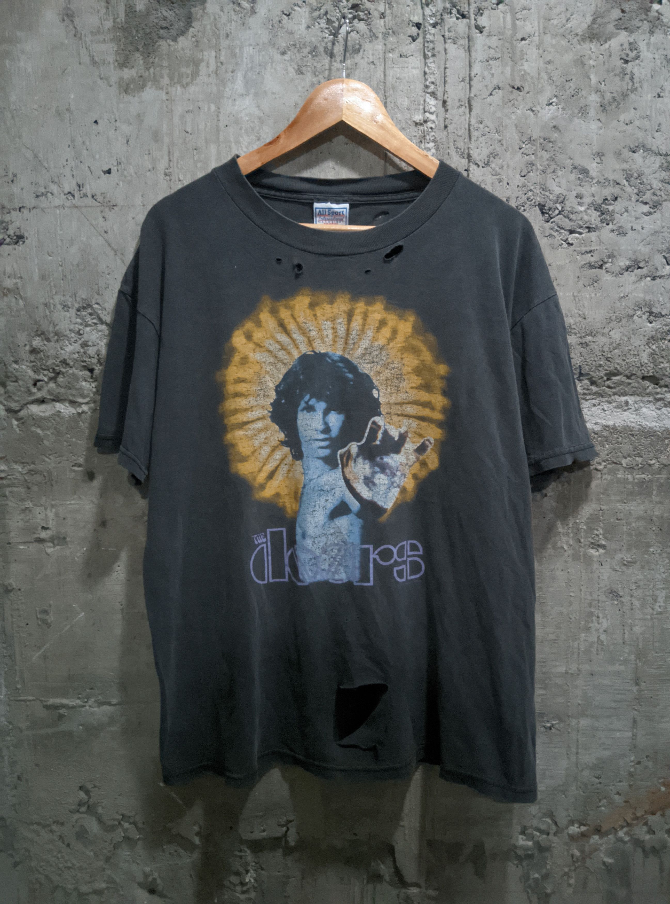 Band Tees Vintage 1998 the Doors distressed sun faded erd t shirt Size US L / EU 52-54 / 3 - 1 Thumbnail